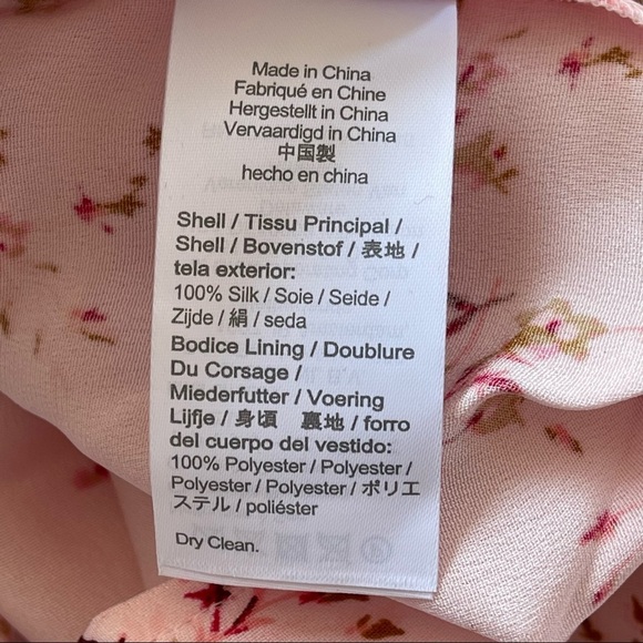 J.Crew Collection Ruffle Silk Dress in Freesia Floral size 4 - Picture 13 of 14